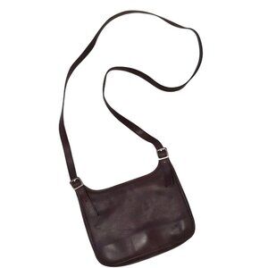 Vintage Coach 9142 Mini Crossbody Bag Brown Glove-Tanned Leather USA